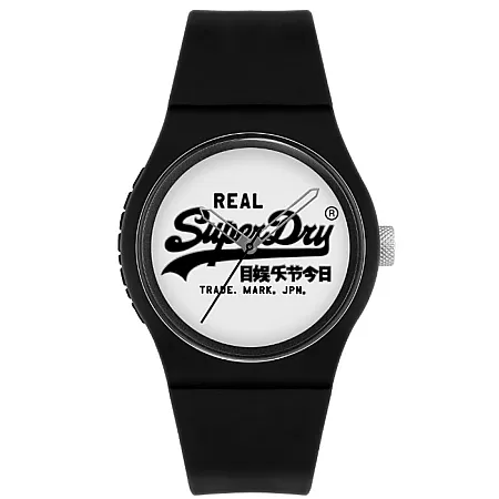 ΡΟΛΟΙ SUPERDRY SYG280BW SUPERDRY Black Silicone Strap