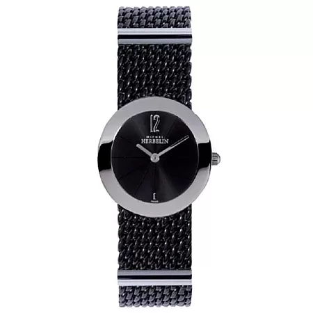 ΡΟΛΟΙ MICHEL HERBELIN  MH17184/BNA14 MICHEL HERBELIN Feminines Black Stainless Steel Bracelet