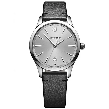 ΡΟΛΟΙ VICTORINOX  241827 VICTORINOX Alliance Small Black Leather Strap