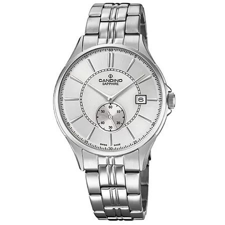 ΡΟΛΟΙ CANDINO C4633/1 CANDINO Gents Silver Stainless Steel Bracelet