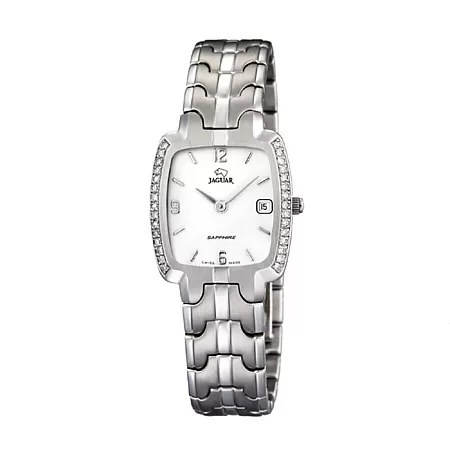 Ρολόι JAGUAR  J444/1 JAGUAR Brilliant Crystals Silver Stainless Steel Bracelet
